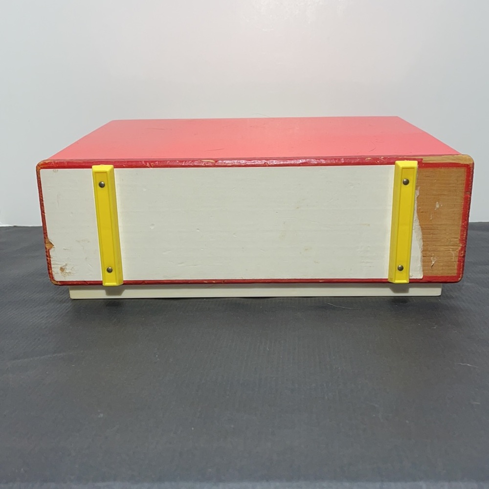Vintage 1966 Fisher Price Music Box TV! 2 Songs and Rolling Screen! - Picture 9 of 13
